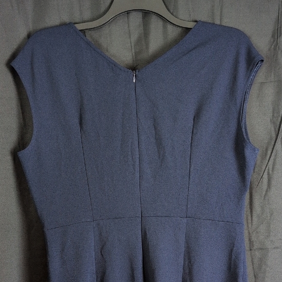 Miusol Blue Ruched Sheath Dress with V-Neck for Cocktail. XXL. NWT - Picture 5 of 5